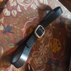 Black Leather Belt